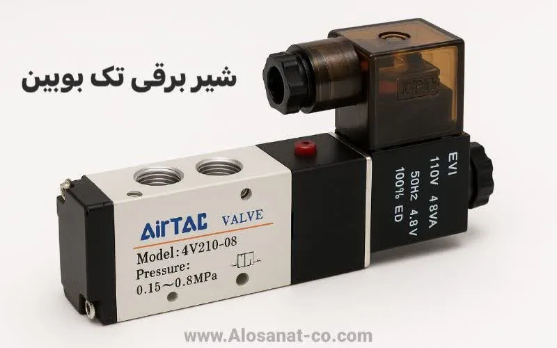شیر برقی تک بوبین